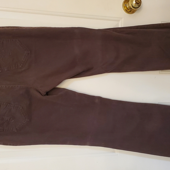 Classic Elements Petite Brown Pants - Picture 5 of 6